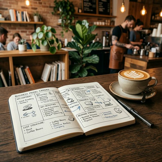 A cinematic overhead view of many floating idea bubbles being systematically filtered down to one glowing, singular concept — the visual metaphor of structured idea elimination.