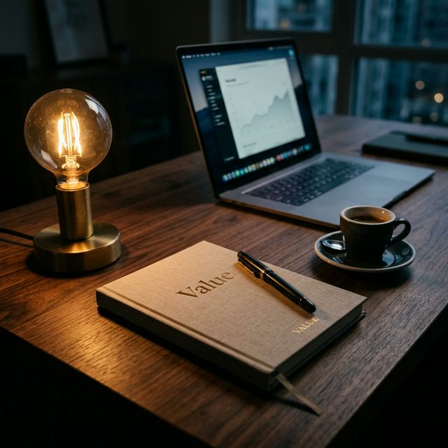 A cinematic view of an entrepreneur presenting a compelling business pitch.